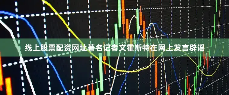 线上股票配资网址著名记者文霍斯特在网上发言辟谣